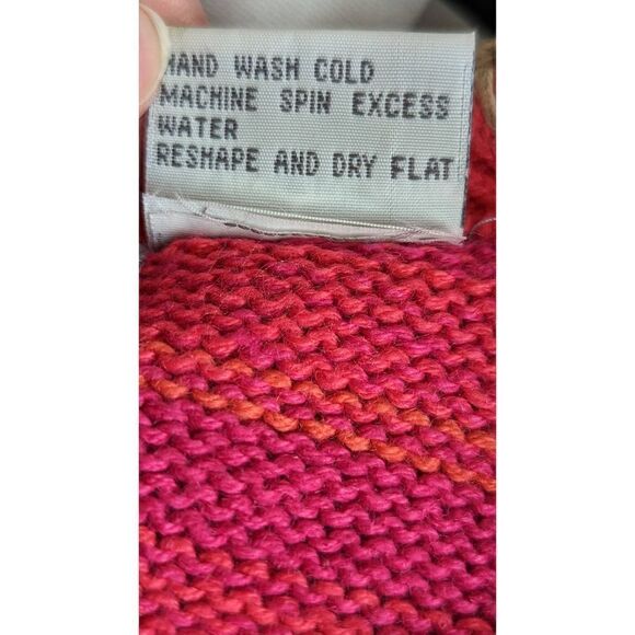 Sigrid Olsen Women Sleeveless Embroidered Beaded Knitted Vest Pink Size Large - Picture 10 of 10